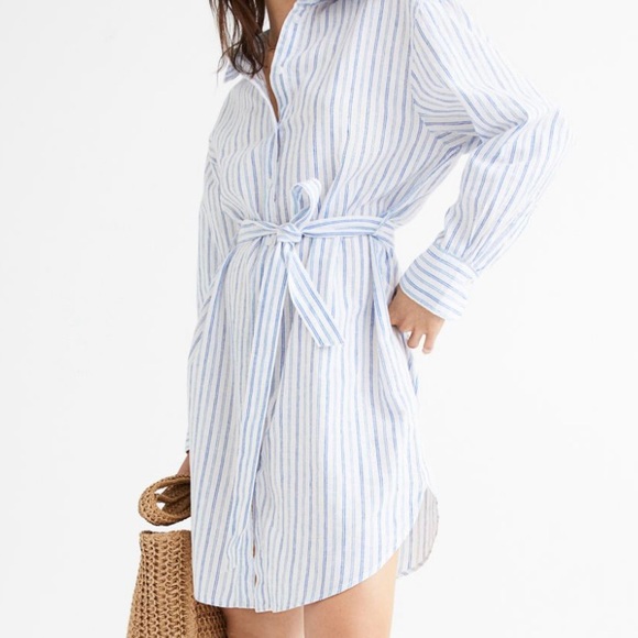 H&M Dresses & Skirts - H&M Linen Blend Shirt Dress
Brand New With Tags